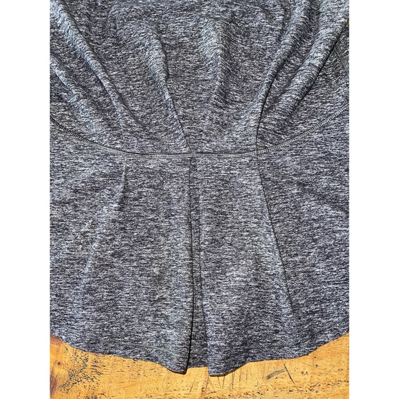 Womens Lululemon Warm Your Core Long Sleeve High Neck Top‎ Pleated Back Gray - Picture 8 of 8